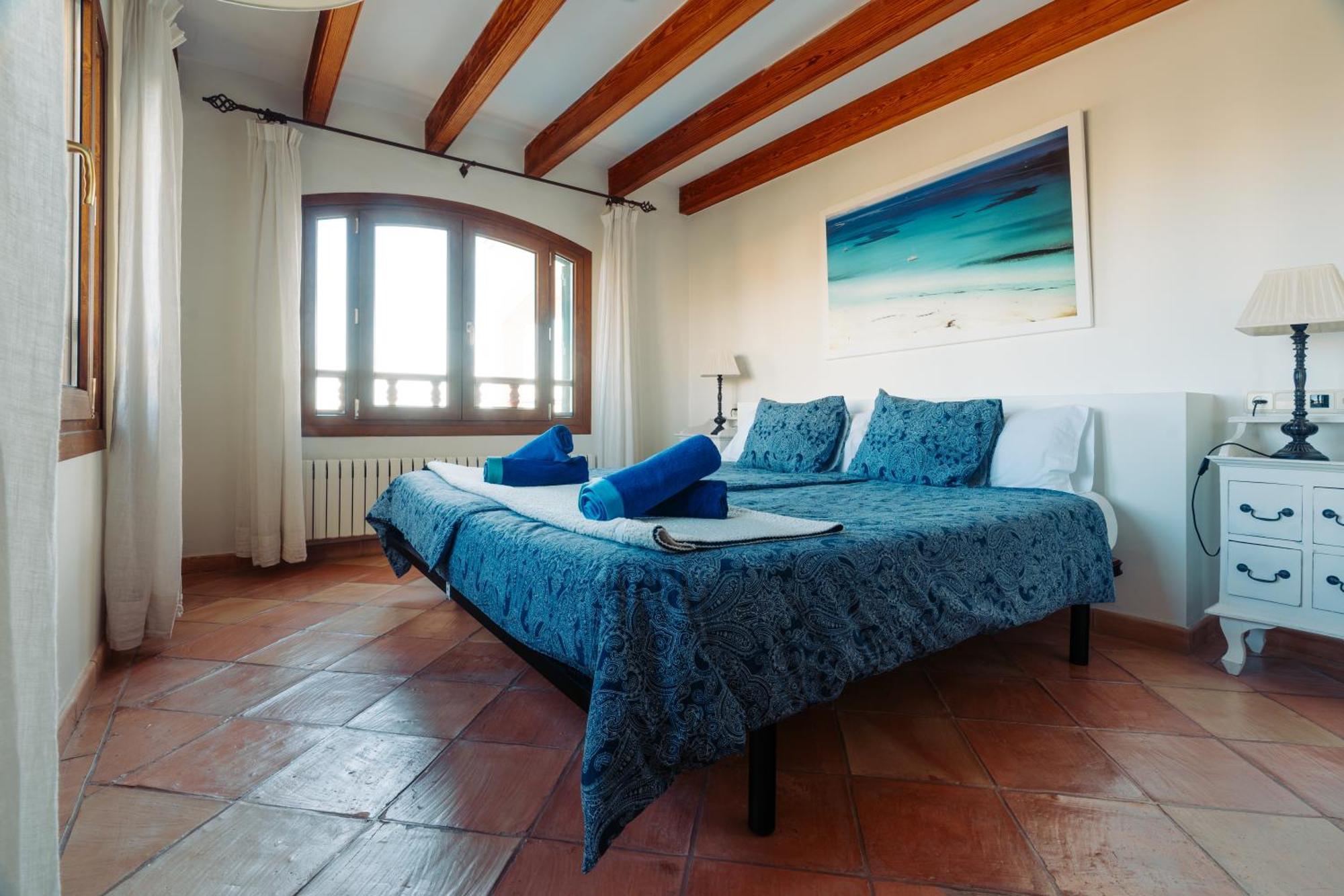 Mallorca Finca Haus Mit Pool Direkt Am Meer Es Trenc, Bootstour Moeglich Са-Рапита Экстерьер фото