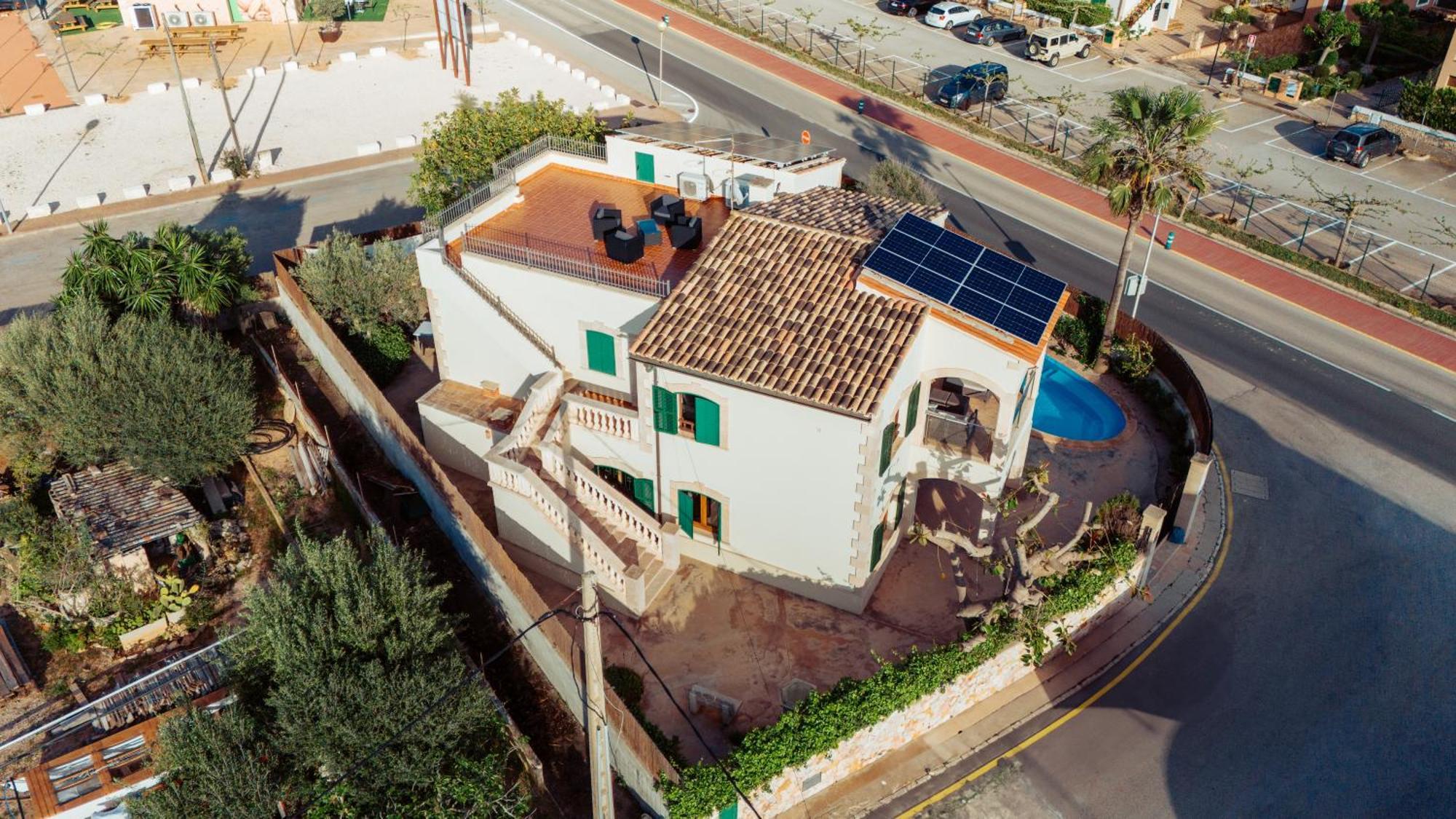 Mallorca Finca Haus Mit Pool Direkt Am Meer Es Trenc, Bootstour Moeglich Са-Рапита Экстерьер фото