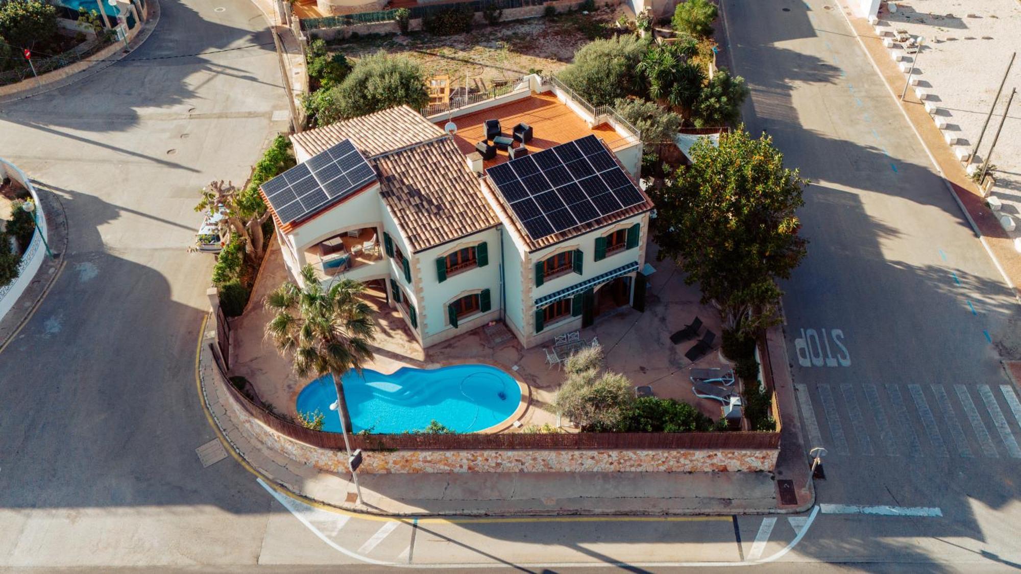 Mallorca Finca Haus Mit Pool Direkt Am Meer Es Trenc, Bootstour Moeglich Са-Рапита Экстерьер фото