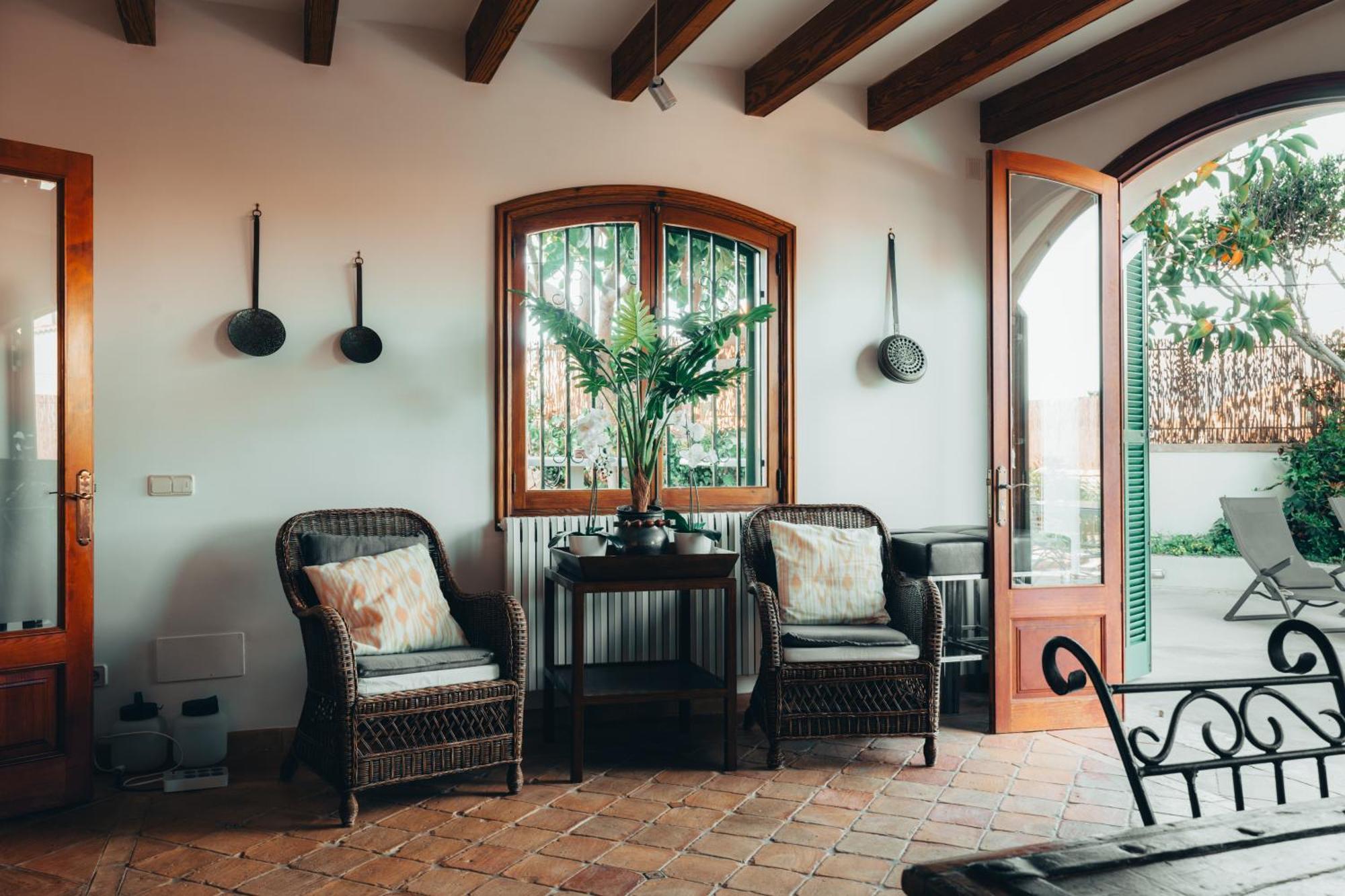 Mallorca Finca Haus Mit Pool Direkt Am Meer Es Trenc, Bootstour Moeglich Са-Рапита Экстерьер фото