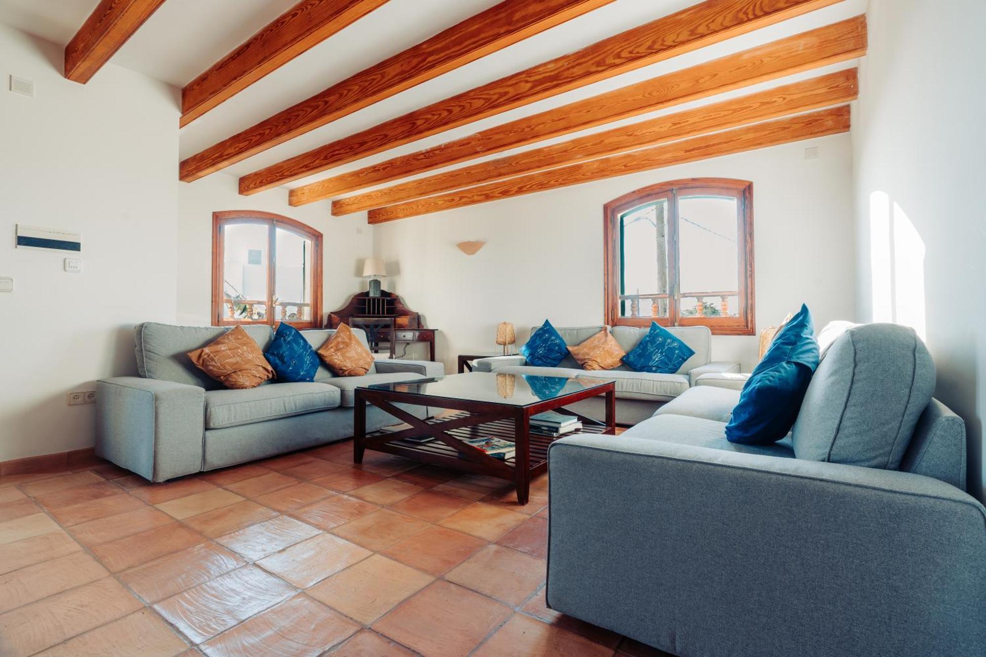 Mallorca Finca Haus Mit Pool Direkt Am Meer Es Trenc, Bootstour Moeglich Са-Рапита Экстерьер фото